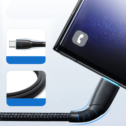 USB-C data- og opladningskabel - USB-C Joyroom S-A32, 60W, 1m, Sort