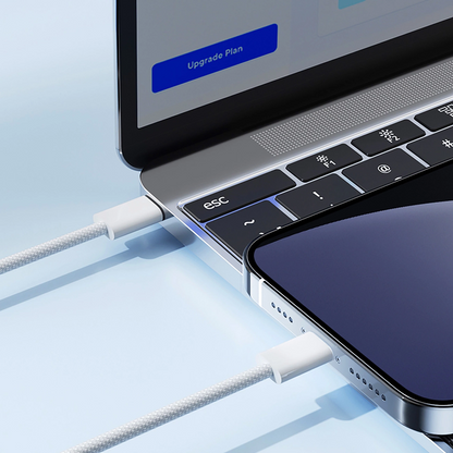 Data- og opladningskabel USB-C - Lightning Joyroom S-A45, 30W, 1m, Hvid