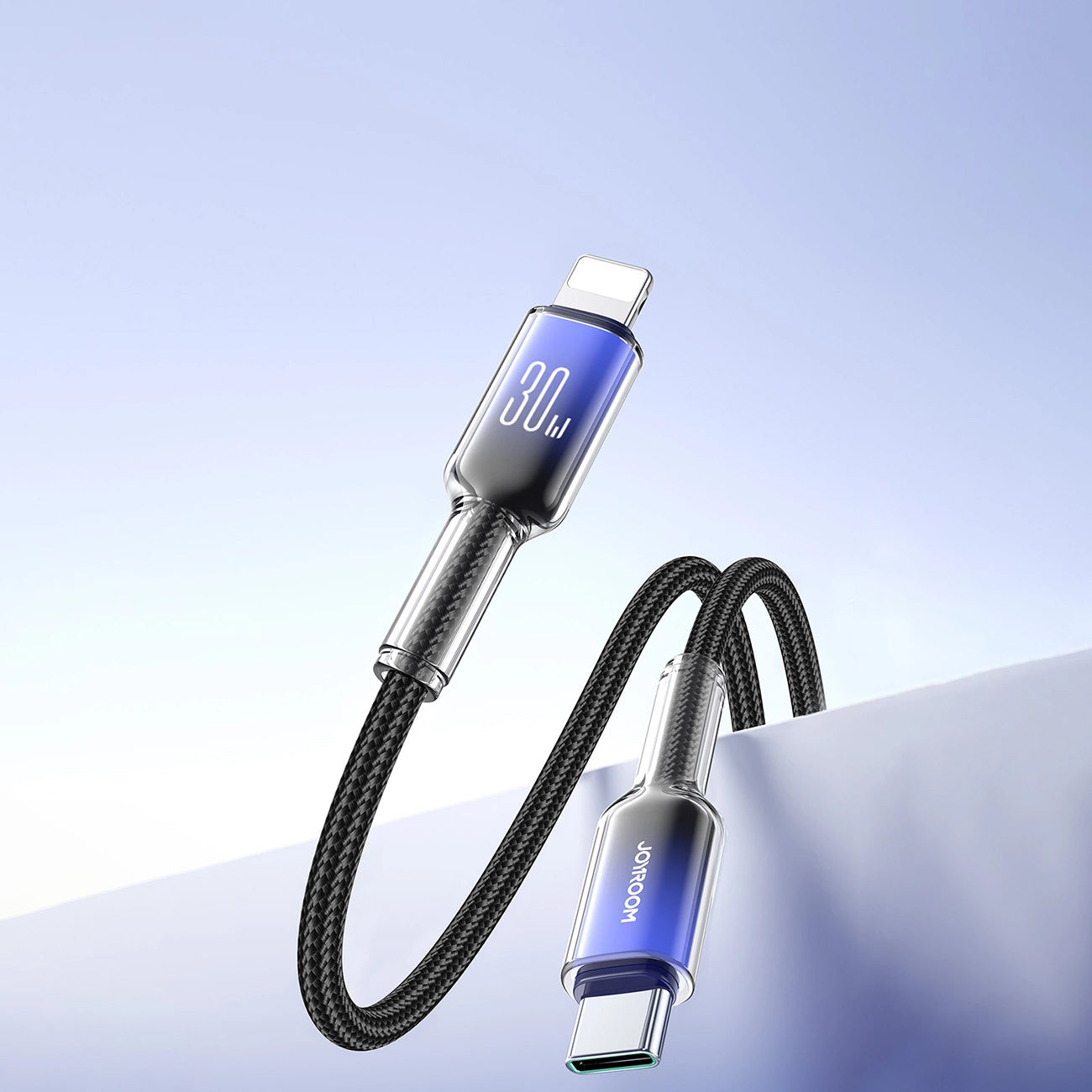 USB-C til Lightning Data- og Opladningskabel Joyroom S-A42, 30W, 1,2m, Sort