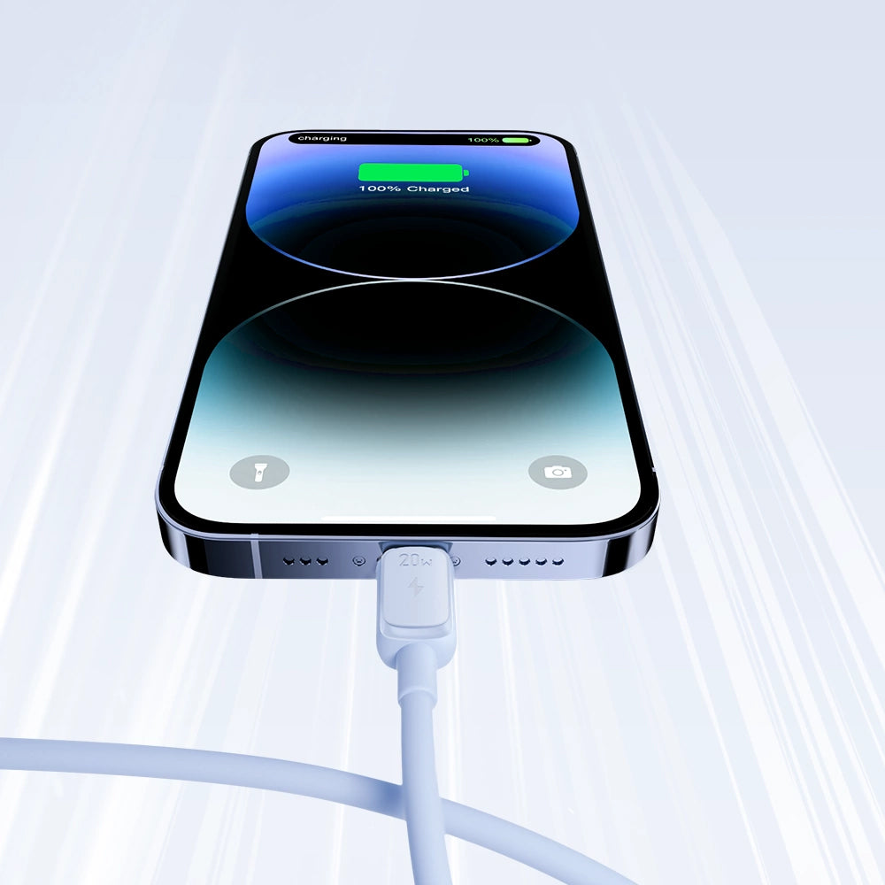 USB-C til Lightning data- og opladningskabel Joyroom S-A14, 20W, 1,2m, Blå