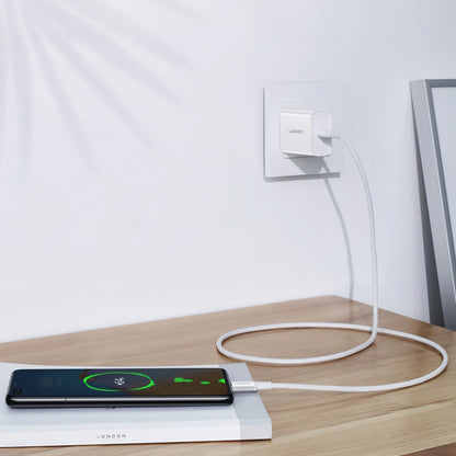 USB-C Data- og Opladningskabel - USB-C UGREEN US300, 100W, 2m, Hvid