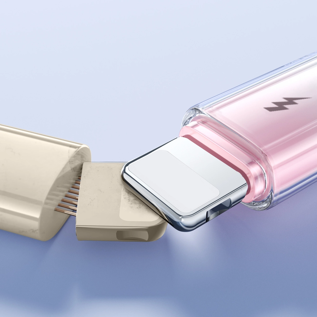USB-A til Lightning data- og opladningskabel Joyroom S-A42, 18W, 1,2m, hvid