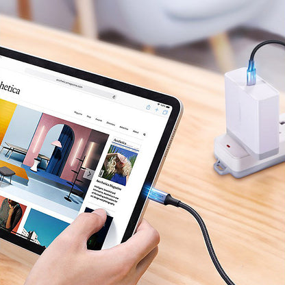 USB-C Data- og Opladningskabel - USB-C UGREEN US316, 100W, 2m, Grå