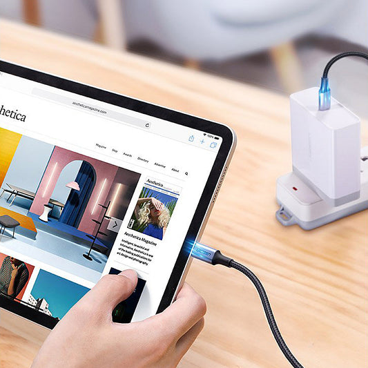 USB-C Data- og Opladningskabel - USB-C UGREEN US316, 100W, 2m, Grå