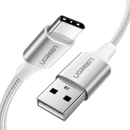 Data- og opladningskabel USB-A - USB-C UGREEN US288, 18W, 2m, Hvid