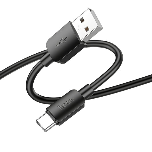 Data- og opladningskabel USB-A - USB-C HOCO X96, 27W, 1m, Sort