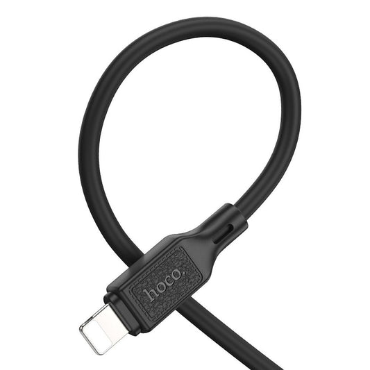 Data- og opladningskabel USB-A - Lightning HOCO X90, 18W, 1m, Sort