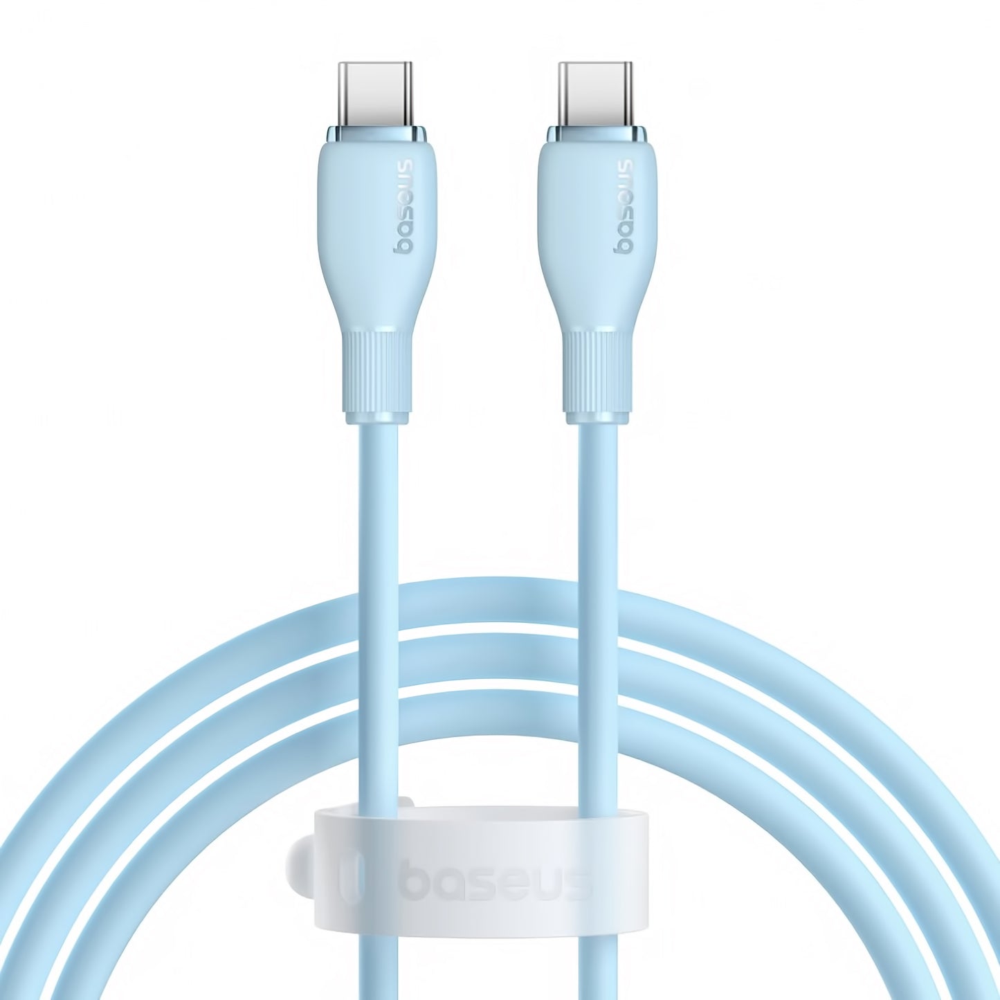 USB-C til USB-C data- og opladningskabel Baseus Pudding, 100W, 1,2m, Blå P10355702311-00