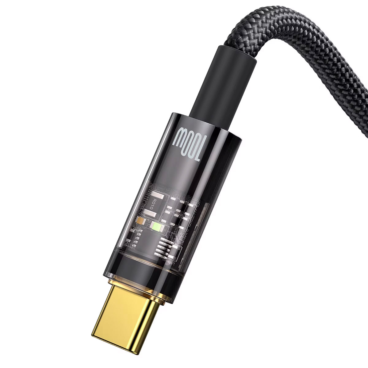 Data- og opladningskabel USB-A - USB-C Baseus Explorer, 100W, 2m, Sort CATS000301