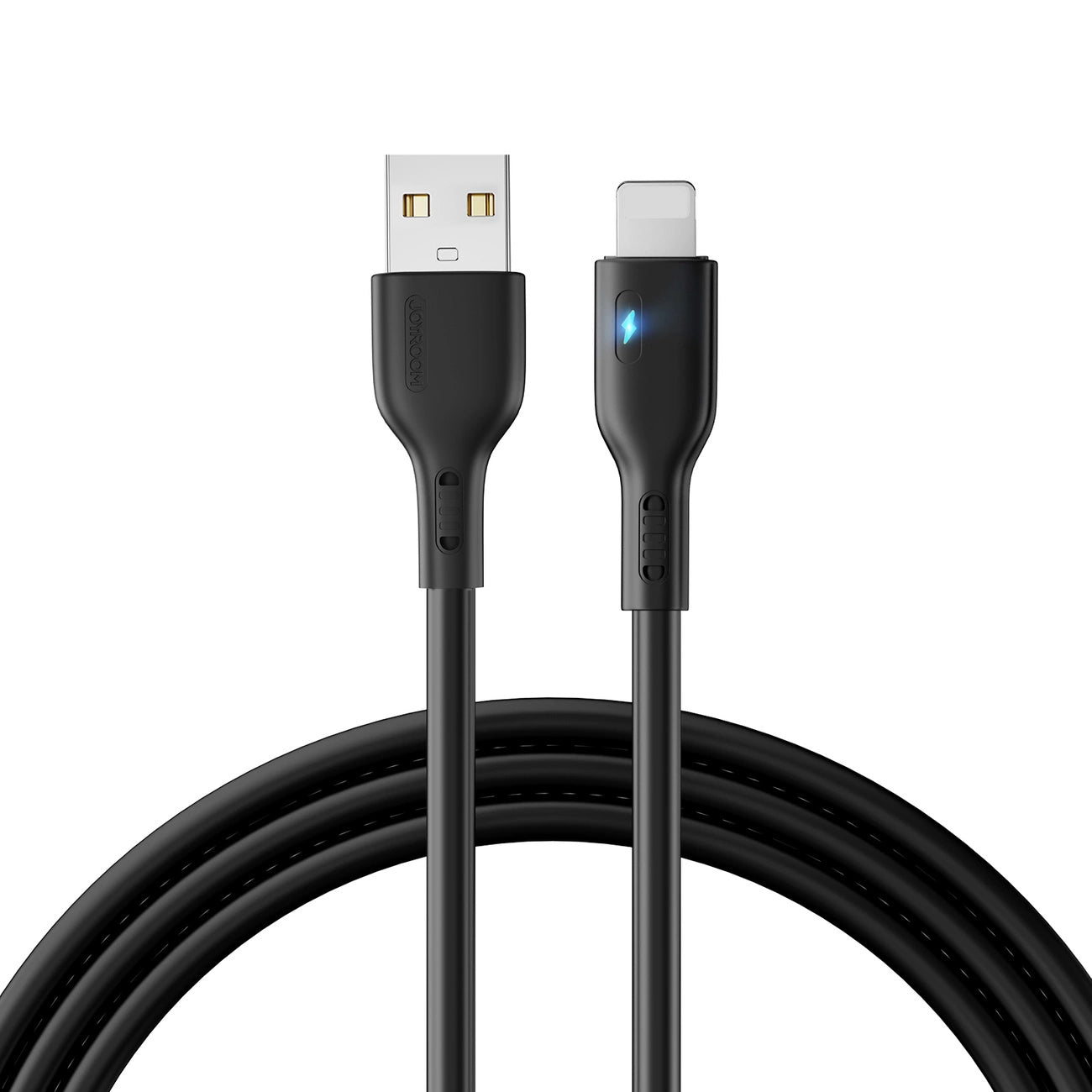 USB-A - Lightning Joyroom A13 data- og opladningskabel, 18W, 2m, Sort