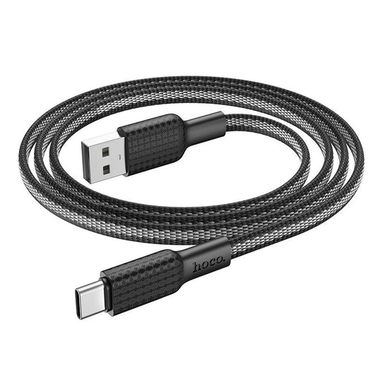 Data- og opladningskabel USB-A - USB-C HOCO X69, 18W, 1m, Sort