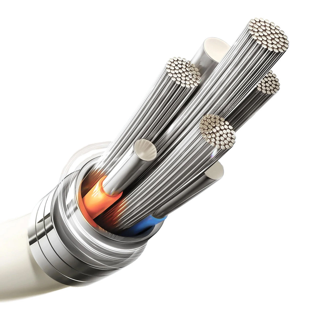 Data- og opladningskabel USB-A - Lightning Joyroom S-A53, 18W, 1,2 m, Beige