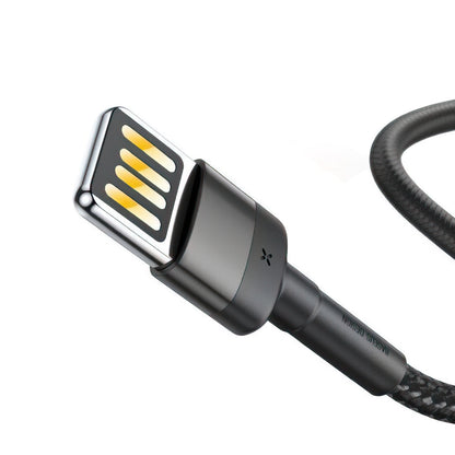 Data- og opladningskabel USB-A - Lightning Baseus Cafule Special Edition, 18W, 1m, Grå CALKLF-GG1