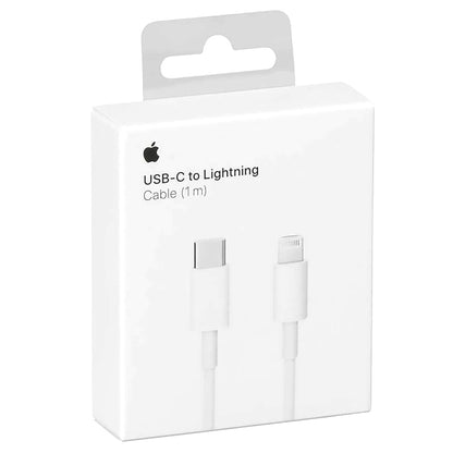 Data- og opladningskabel USB-C - Lightning Apple, 1m, Hvid, Swap