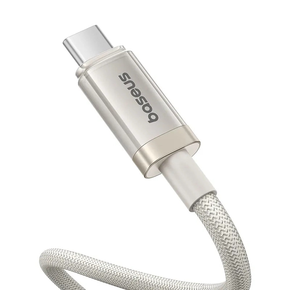 Data- og opladningskabel USB-C - USB-C Baseus Titanium, 100W, 1m, Sølv P10378100G21-00