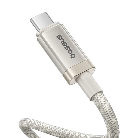 Data- og opladningskabel USB-C - USB-C Baseus Titanium, 100W, 1m, Sølv P10378100G21-00