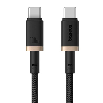 USB-C Data og Opladningskabel - USB-C Baseus Dura Series, 100W, 1m, Guld P10377803U01-00