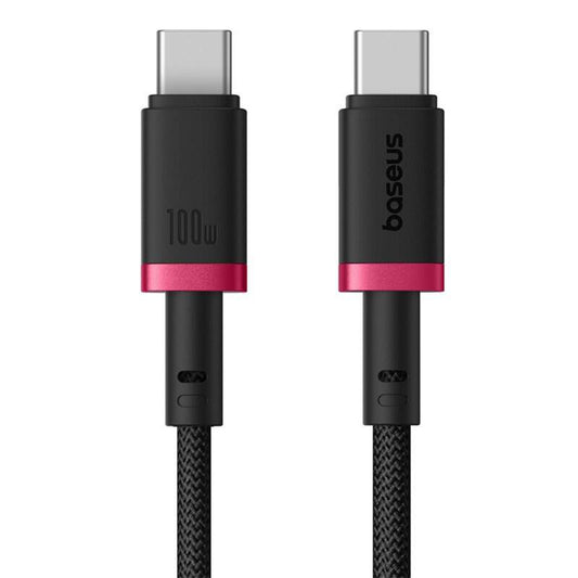 USB-C Data og Opladningskabel - USB-C Baseus Dura Series, 100W, 1m, Rød P10377803U01-01