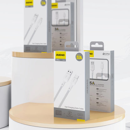 Data- og opladningskabel USB-A - USB-C Dudao L9T, 100W, 1m, Hvid