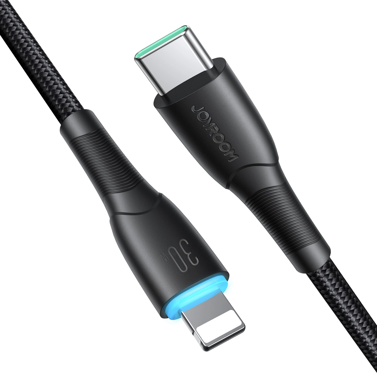 USB-C to Lightning Data and Charging Cable Joyroom S-A32, 30W, 1m, Black