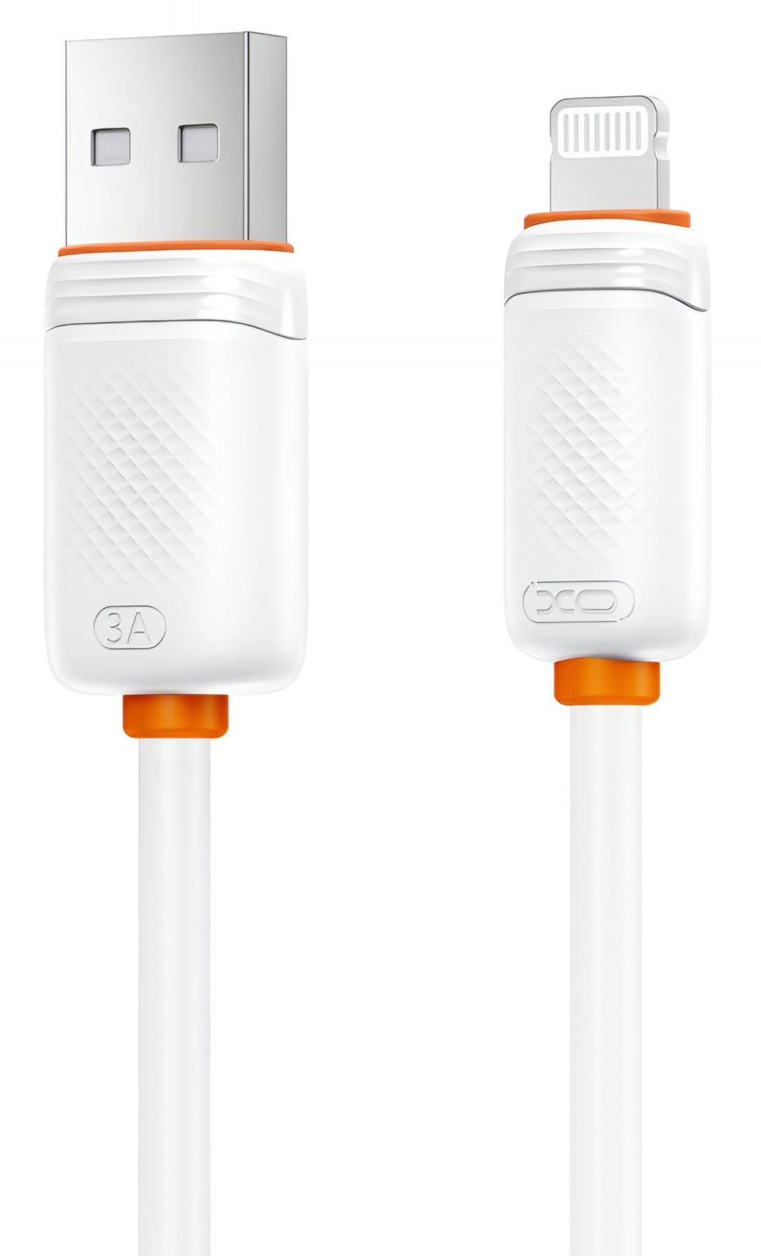 Data- og opladningskabel USB-A - Lightning XO Design NB302, 18W, 1m, Hvid
