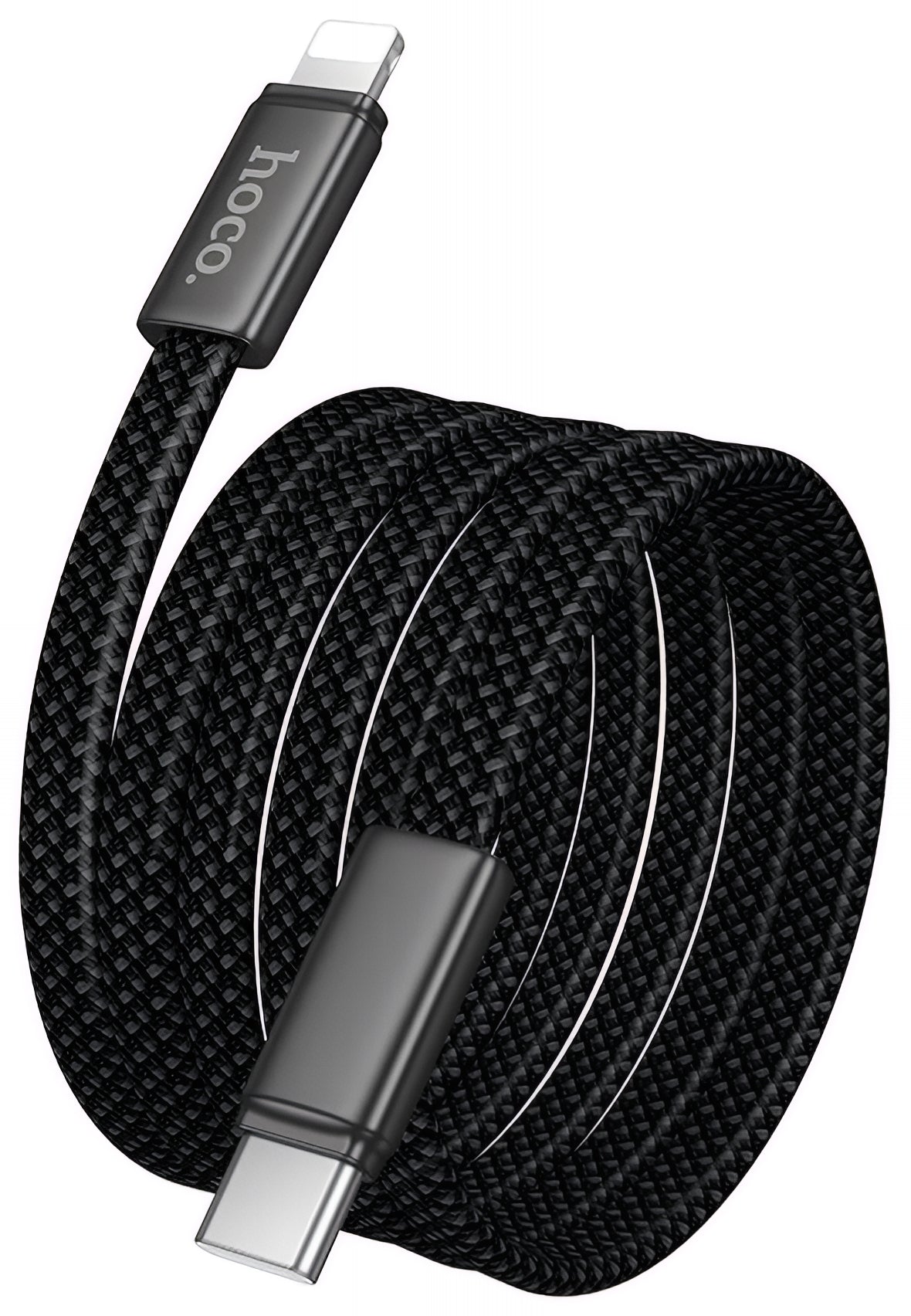 Data- og opladningskabel USB-C - Lightning HOCO X125, 30W, 1m, Sort