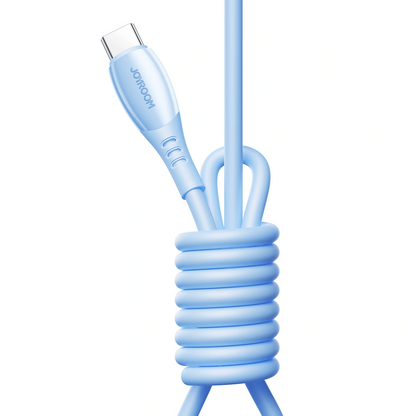Data- og opladningskabel USB-C - Lightning Joyroom S-A59 Vibrant, 30W, 1.2m, Blå