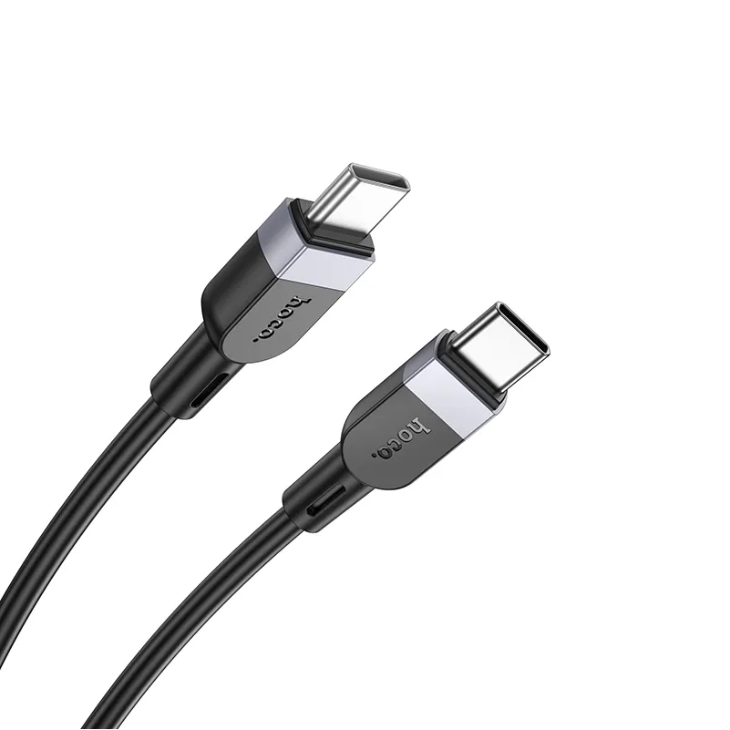 USB-C Data- og Opladningskabel - USB-C HOCO X109, 60W, 1m, Sort