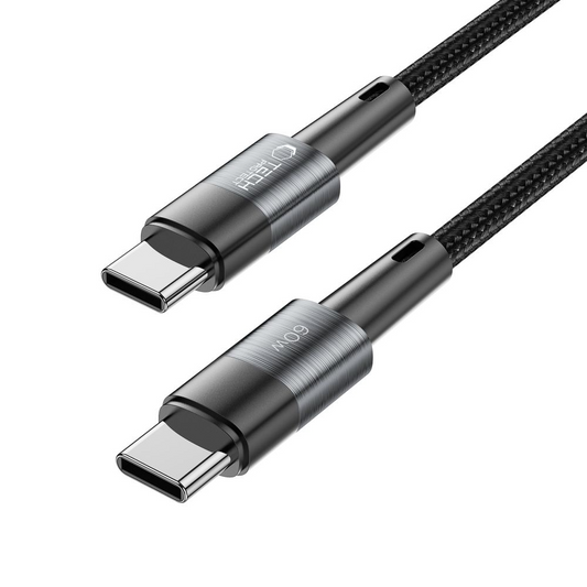 USB-C Data- og Opladningskabel - USB-C Tech-Protect Ultraboost, 60W, 1m, Grå