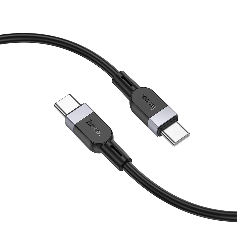 USB-C Data- og Opladningskabel - USB-C HOCO X109, 60W, 2m, Sort