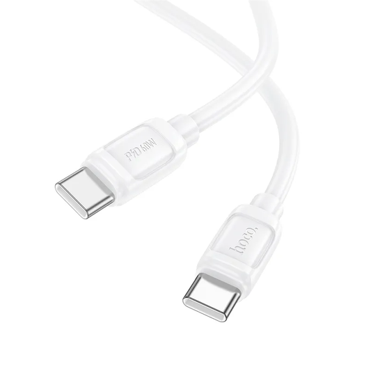 USB-C Data- og Opladningskabel - USB-C HOCO X115, 240W, 1m, Hvid