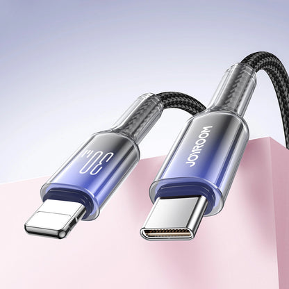 USB-C til Lightning Data- og Opladningskabel Joyroom S-A42, 30W, 1,2m, Sort