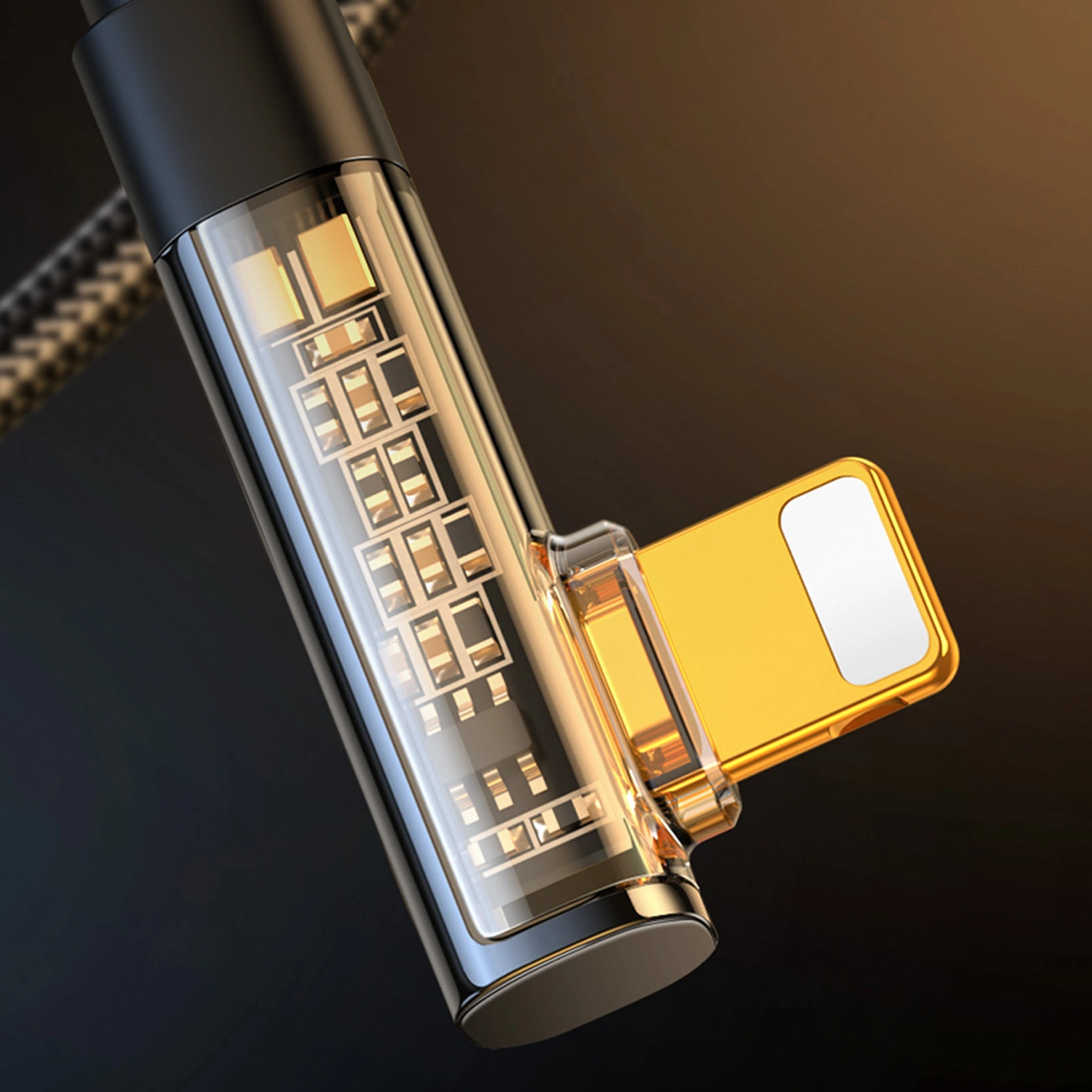 USB-A til Lightning data- og opladningskabel Joyroom S-UL012A6 vinklet, 18W, 1,2m, sort