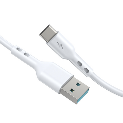 USB-A til USB-C data- og opladningskabel BWOO BO-X172C-2M, 15W, 2m, hvid