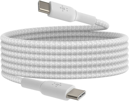 USB-C Data- og Opladningskabel - USB-C Belkin BoostCharge Pro, 60W, 2m, Hvid CAB004bt2MWH