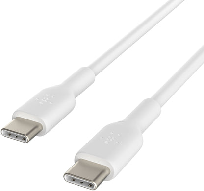 USB-C Data- og Opladningskabel - USB-C Belkin BoostCharge, 60W, 2m, Hvid CAB003bt2MWH