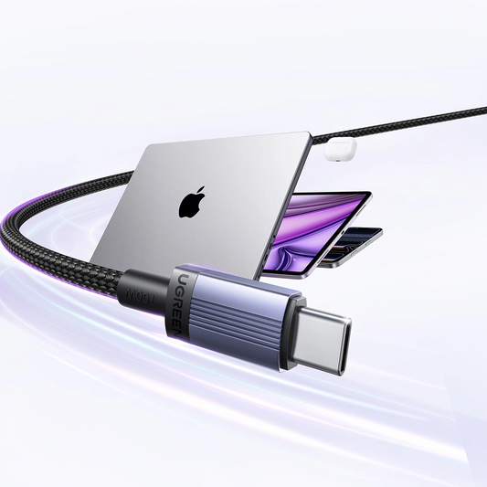 USB-C Data- og Opladningskabel - USB-C UGREEN, 100W, 1m, Sort
