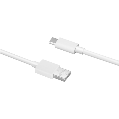 USB-A til USB-C data- og opladningskabel Oppo DL129, 1m, hvid 611602000006
