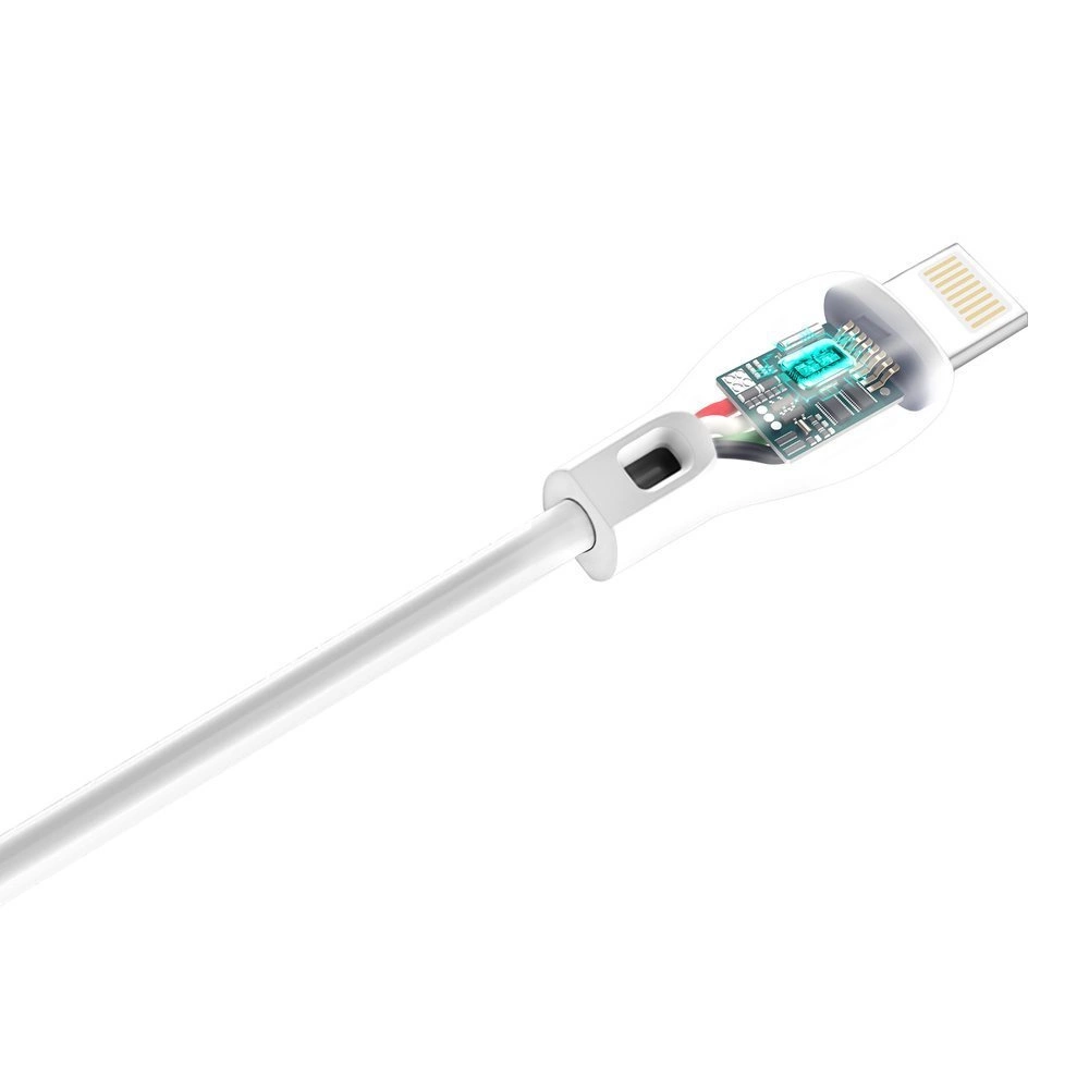USB-A til Lightning data- og opladningskabel Dudao L4L, 18W, 1m, hvid