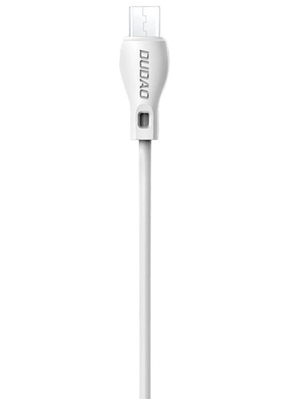 USB-A til microUSB data- og opladningskabel Dudao L4M, 18W, 1m, hvid