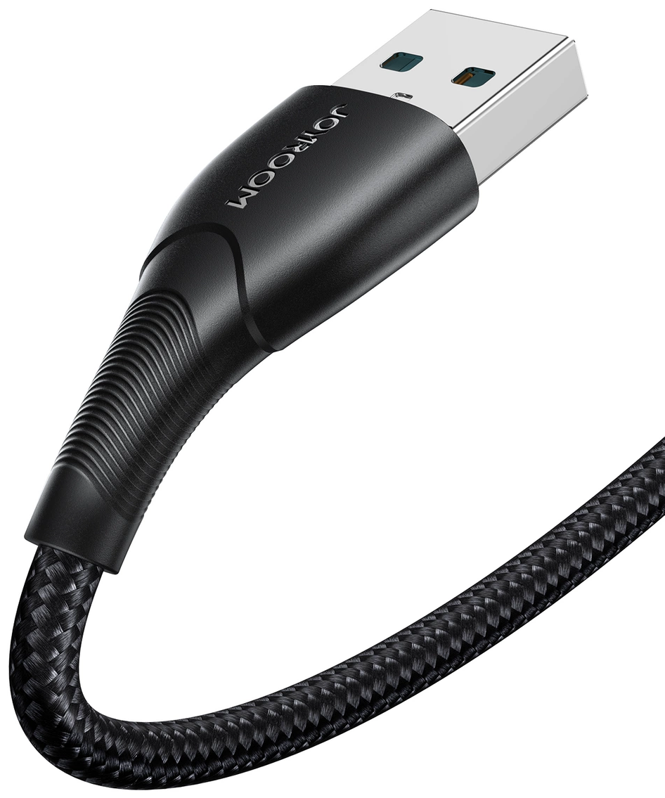 Joyroom SA32-AL3 USB-A til Lightning data- og opladningskabel, 18 W, 1 m, sort