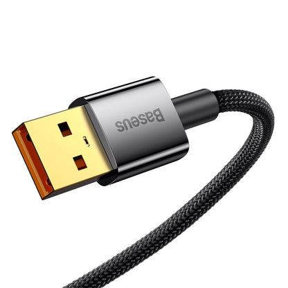 Data- og opladningskabel USB-A - USB-C Baseus Explorer, 100W, 2m, Sort CATS000301