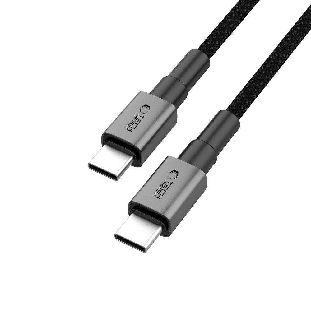 USB-C Data- og Opladningskabel - USB-C Tech-Protect Ultraboost DNA, 60W, 0,5m, Grå