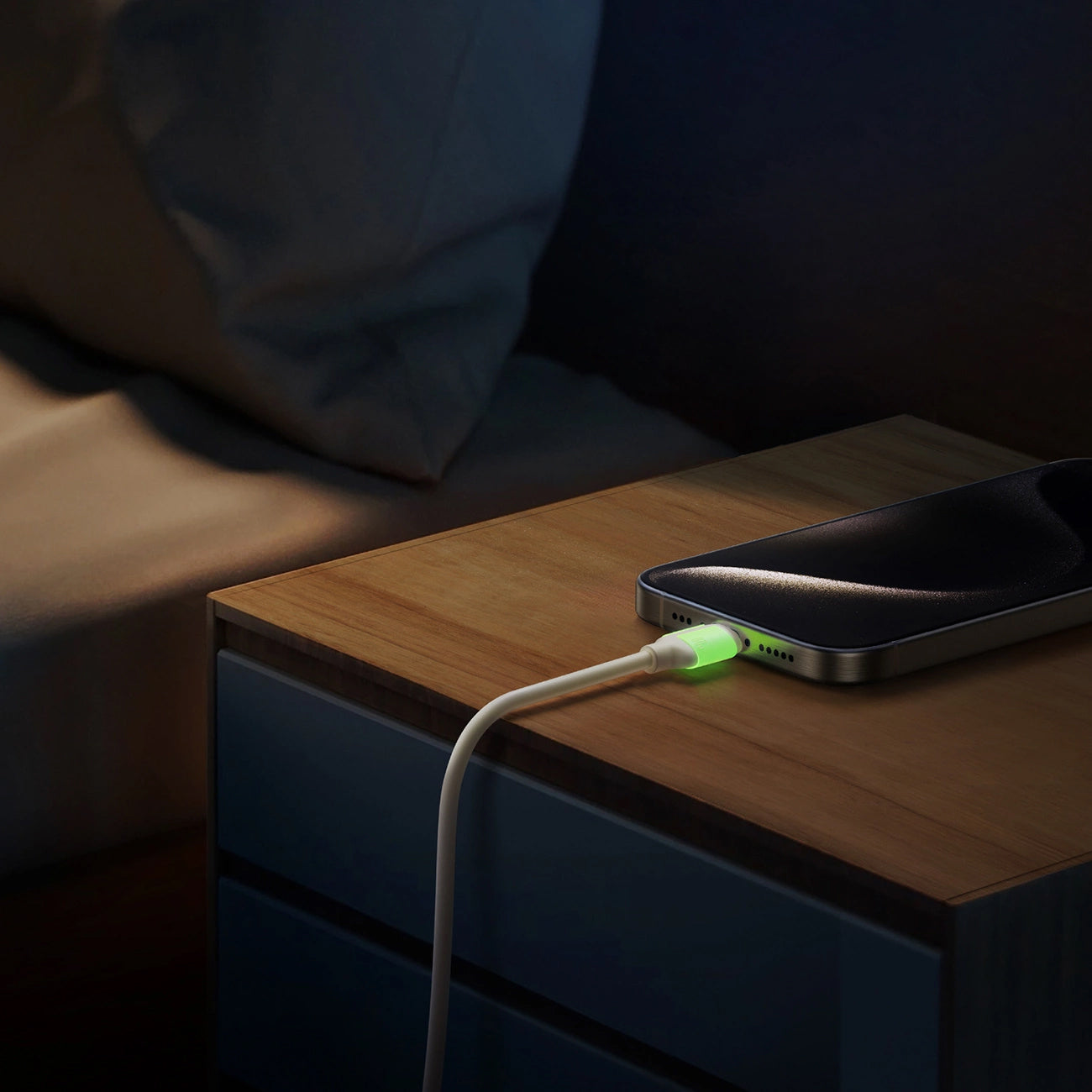 USB-C Data- og Opladningskabel - USB-C Joyroom S-A53, 60W, 1.2m, Beige