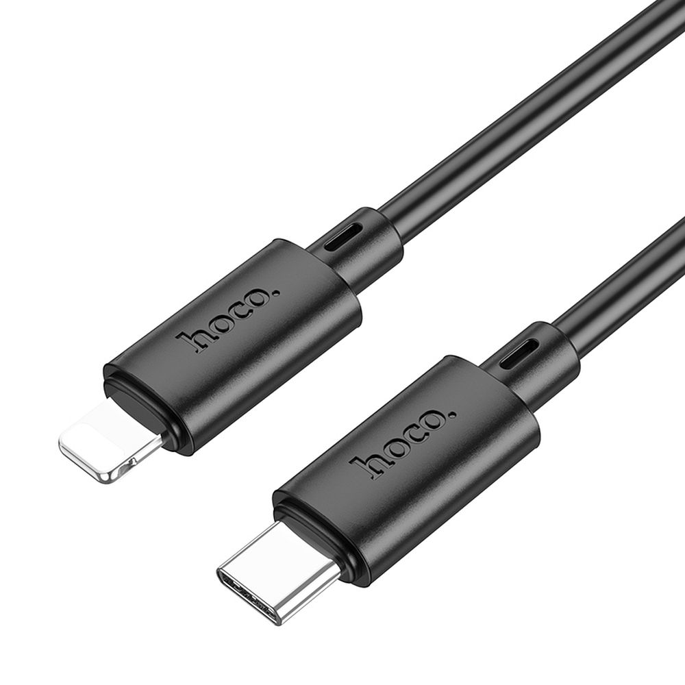 USB-C - Lightning Data- og Opladningskabel HOCO X88, 20W, 1m, Sort