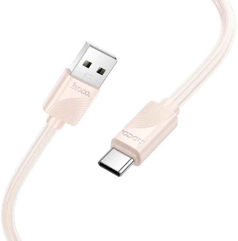 USB-A to USB-C Data and Charging Cable HOCO X114, 18W, 1m, Pink