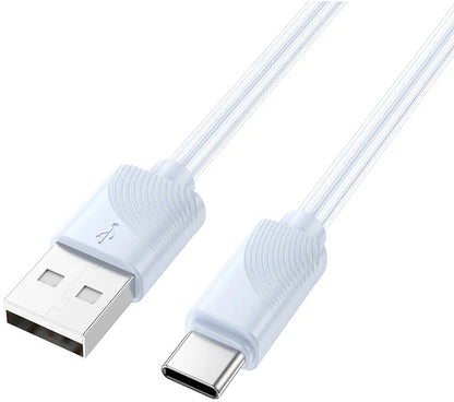 Data- og opladningskabel USB-A - USB-C HOCO X114, 18W, 1m, Blå