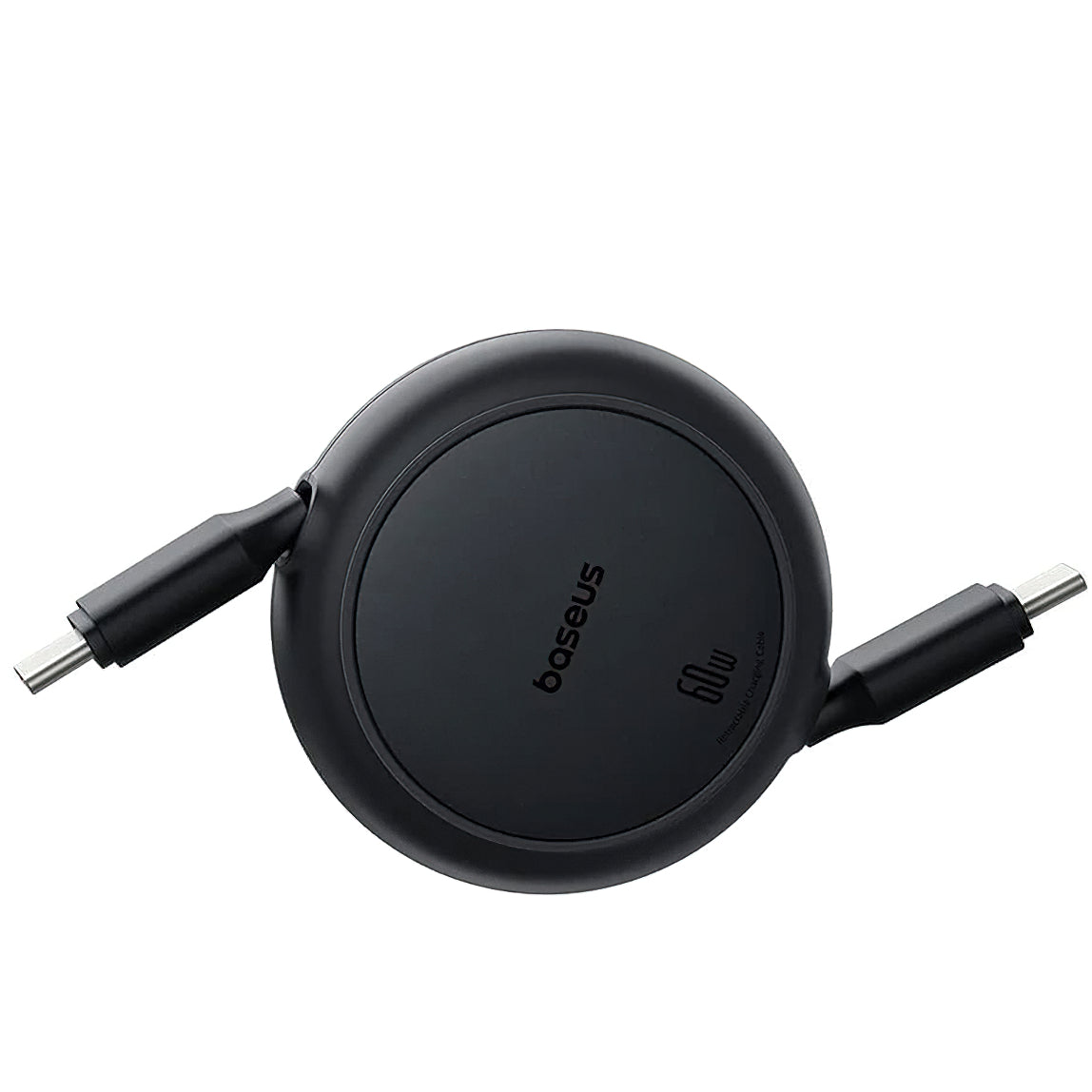 Data- og opladningskabel USB-C - USB-C Baseus Free2Pull Mini Retractable, 60W, 1m, Sort P10364500111-01
