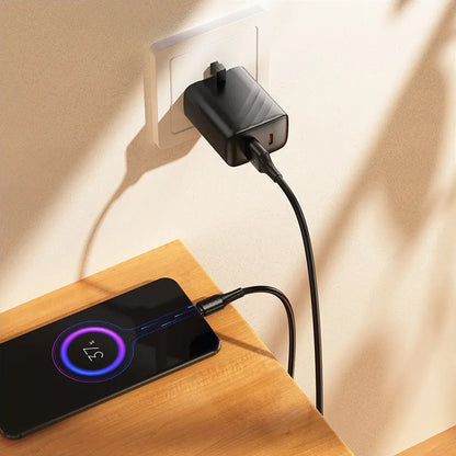 Data- og opladningskabel USB-A - microUSB HOCO X120, 18W, 1m, Sort