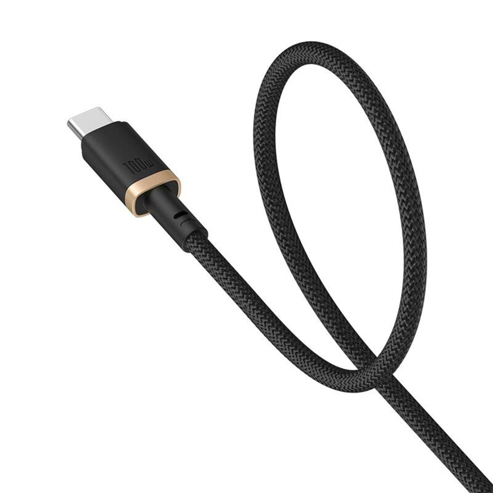 USB-C Data og Opladningskabel - USB-C Baseus Dura Series, 100W, 1m, Guld P10377803U01-00